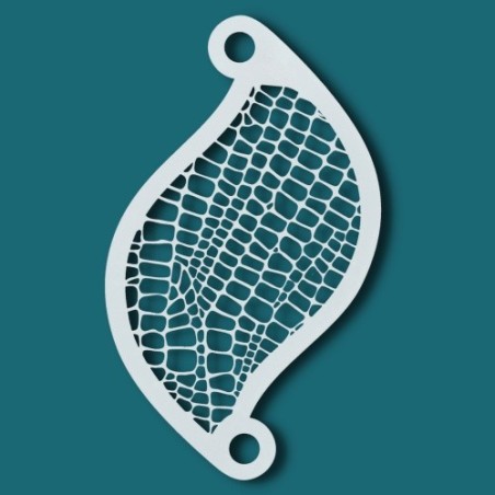 Schminkschablone Details | Superstar Schminksjablone - Lizzard