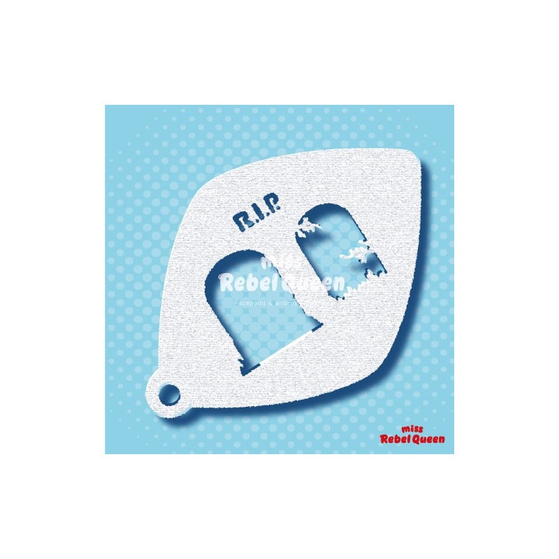 Schminken & Facepainting | MRQ Schminkschablone | Osterei Swirl