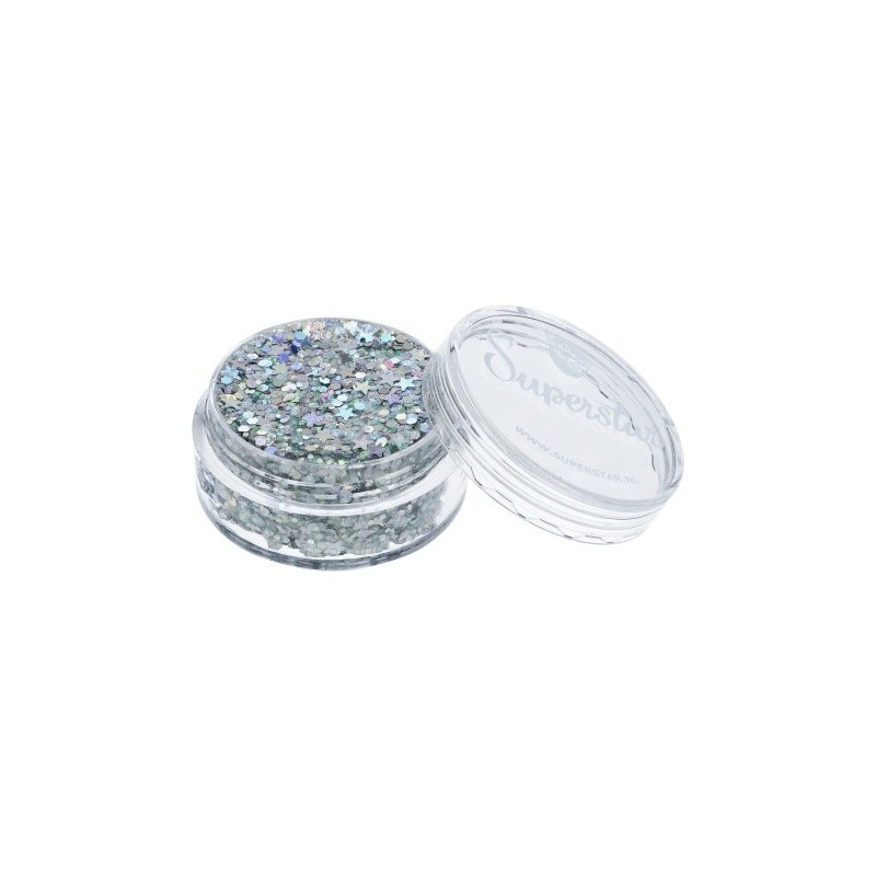 Superstar Cosmetic Glitter | Chunky Glitter Cream | Silver Starlight 10ml
