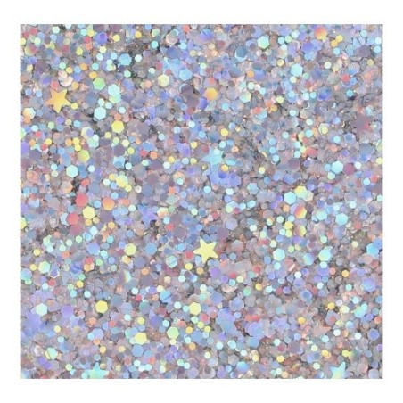 Superstar Cosmetic Glitter | Chunky Glitter Cream | Silver Starlight 10ml