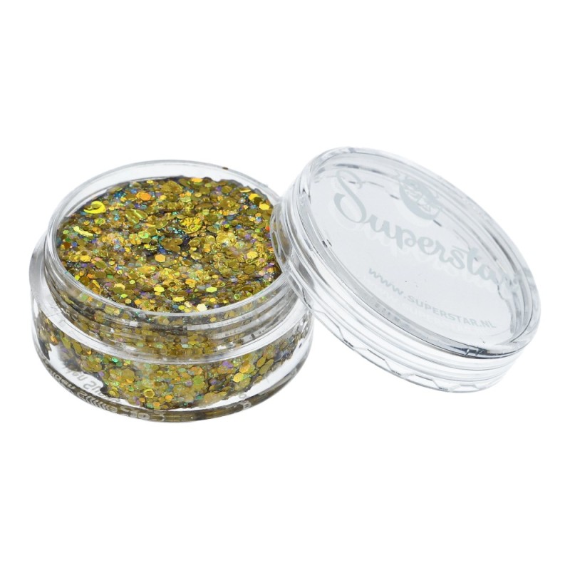 Superstar Cosmetic Glitter | Chunky Glitter Cream | Silver Starlight 10ml