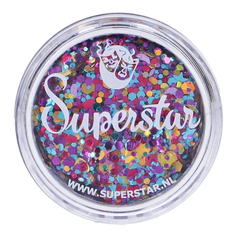 Superstar Cosmetic Glitter | Chunky Glitter Cream | Carnival 10ml