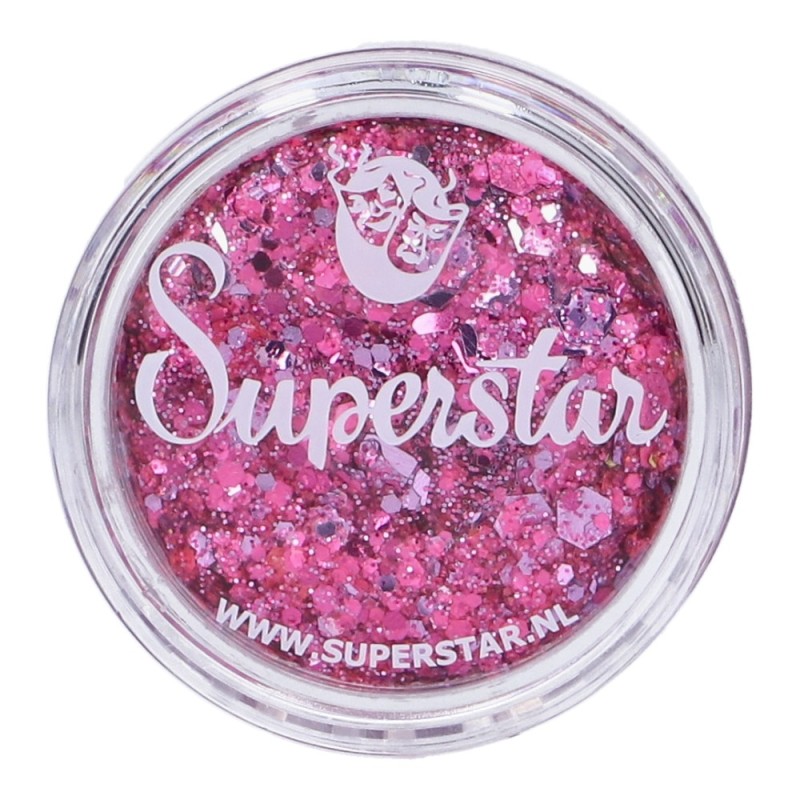 Superstar Cosmetic Glitter | Chunky Glitter Cream | Pinked 10ml