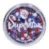 Superstar Cosmetic Glitter | Chunky Glitter Cream | Red White Blue  10ml