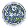 Superstar Cosmetic Glitter | Chunky Glitter Cream | Blue Yellow 10ml