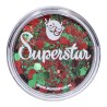 Superstar Cosmetic Glitter | Chunky Glitter Cream | Red Green Kraaiendonk 10ml