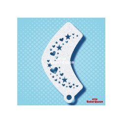 MRQ Face Paint Stencil | Herzen und Sterne