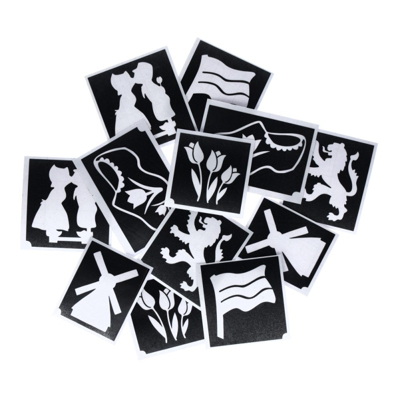 Superstar Glitzer-Tattoo-Set DINO| 12 niedliche Schablonen