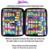 Jest Paint - Ultimate Professionelles Face Painting Case mit Zwei Herausnehmbaren Schaumstoff-Einsätzen