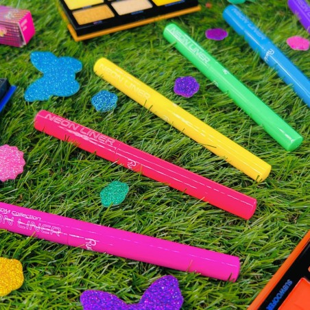 Leuchtender, wasserfester und wischfester Liquid Liner mit ultrafeiner Spitze für auffällige Festival-Looks 🌈