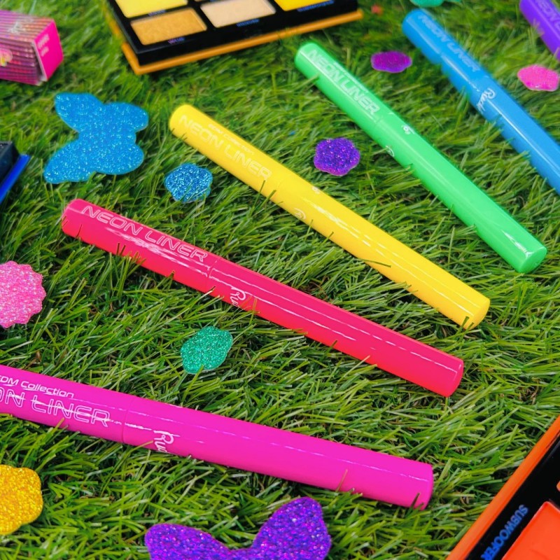 Leuchtender, wasserfester und wischfester Liquid Liner mit ultrafeiner Spitze für auffällige Festival-Looks 🌈