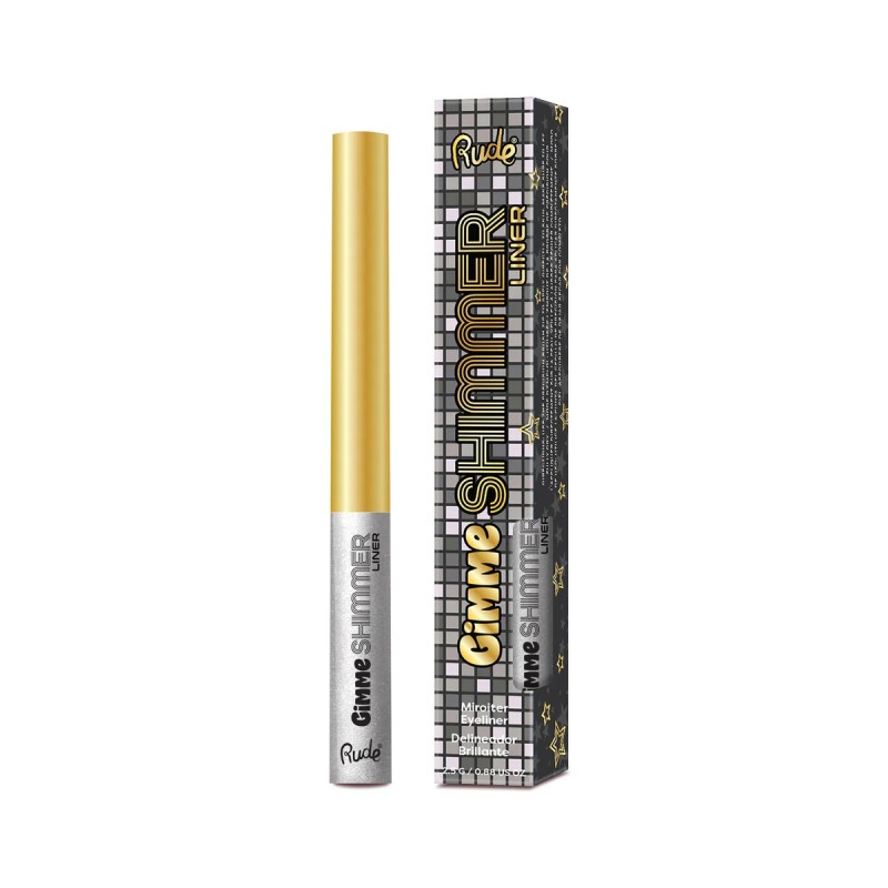Verleihe deinen Augen extra Glanz und Farbe mit dem Gimme Shimmer Liner. Die wischfeste Formel hält den ganzen Tag perfekt!