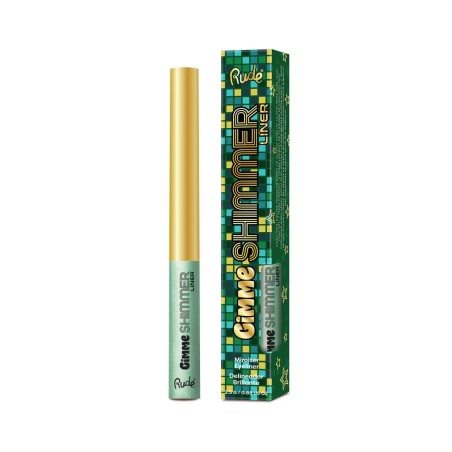 Verleihe deinen Augen extra Glanz und Farbe mit dem Gimme Shimmer Liner. Die wischfeste Formel hält den ganzen Tag perfekt!