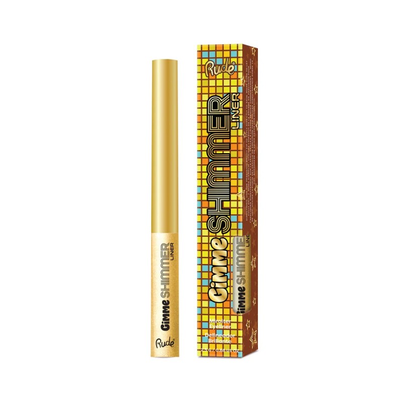 Verleihe deinen Augen extra Glanz und Farbe mit dem Gimme Shimmer Liner. Die wischfeste Formel hält den ganzen Tag perfekt!